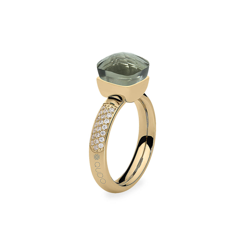 Firenze Deluxe Ring - Shades of Rose & Grey - Gold