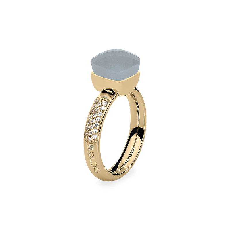 Firenze Deluxe Ring - Shades of Rose & Grey - Gold