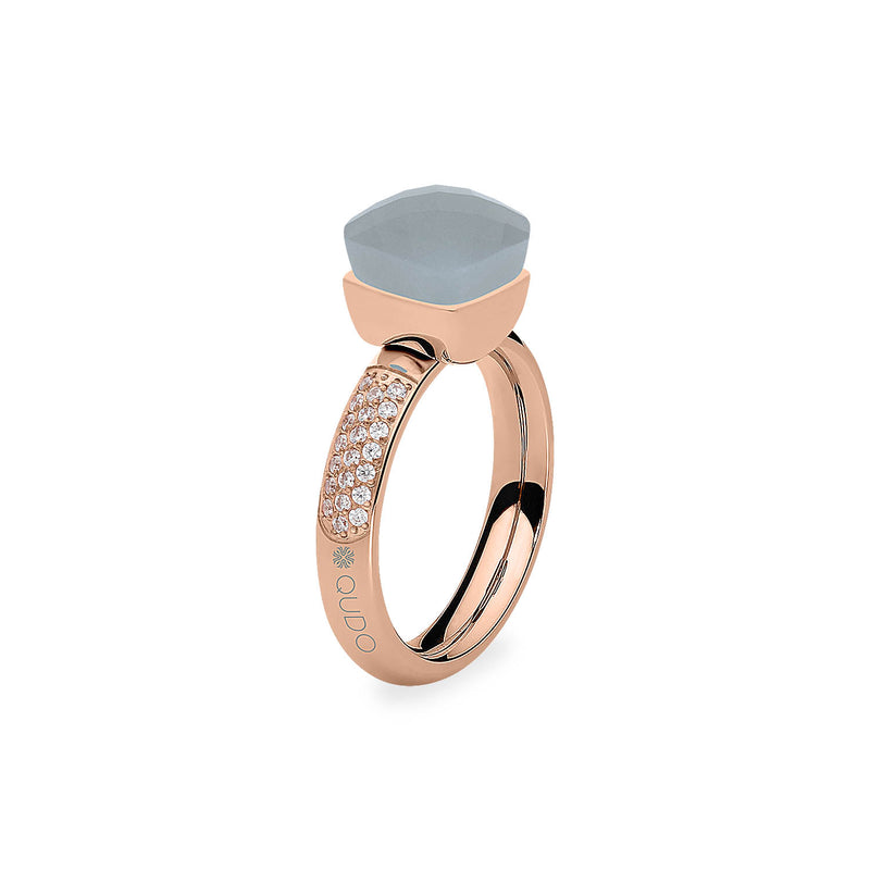 Firenze Deluxe Ring - Shades of Rose & Grey - Roségold