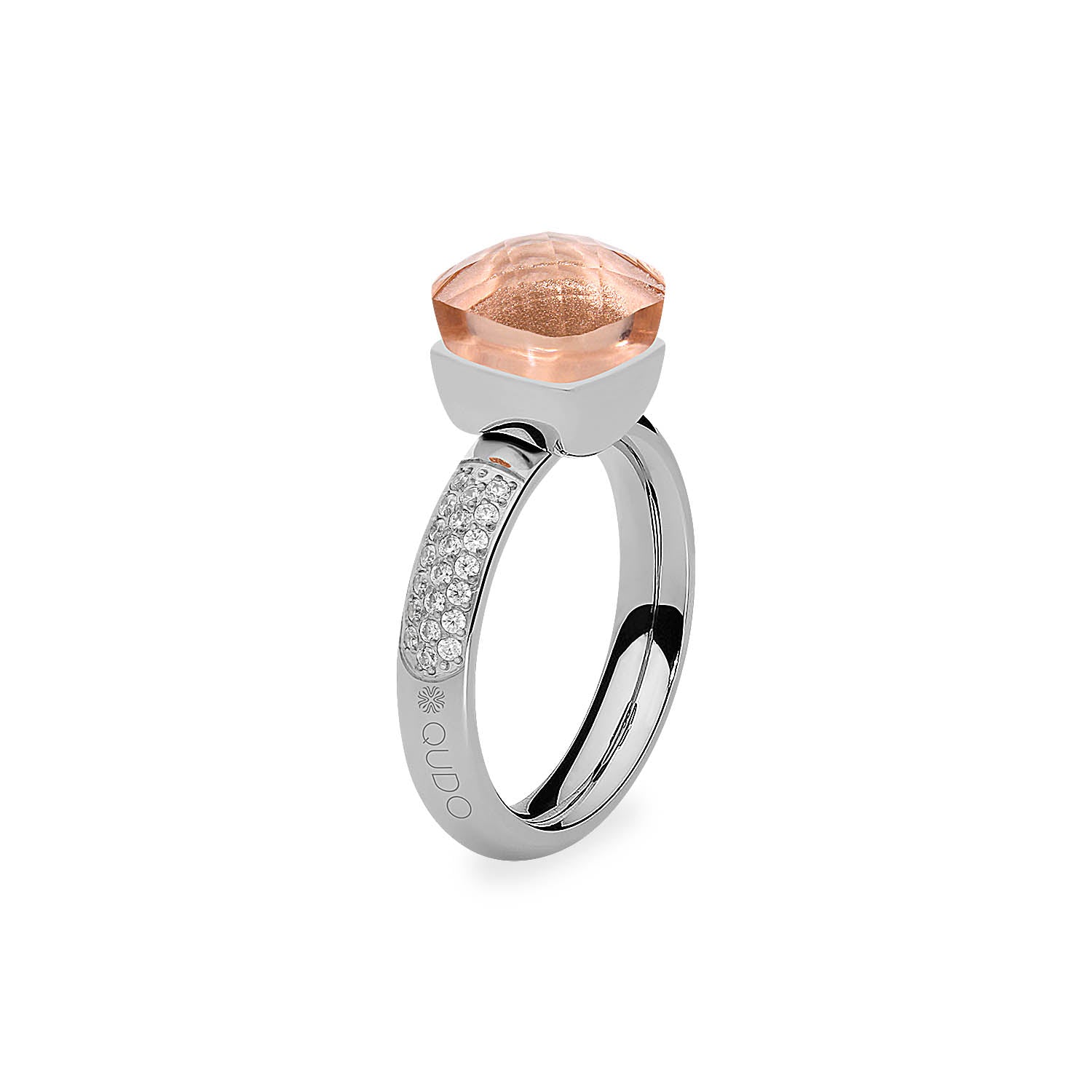 Firenze Deluxe Ring - Shades of Green & Brown - Silver