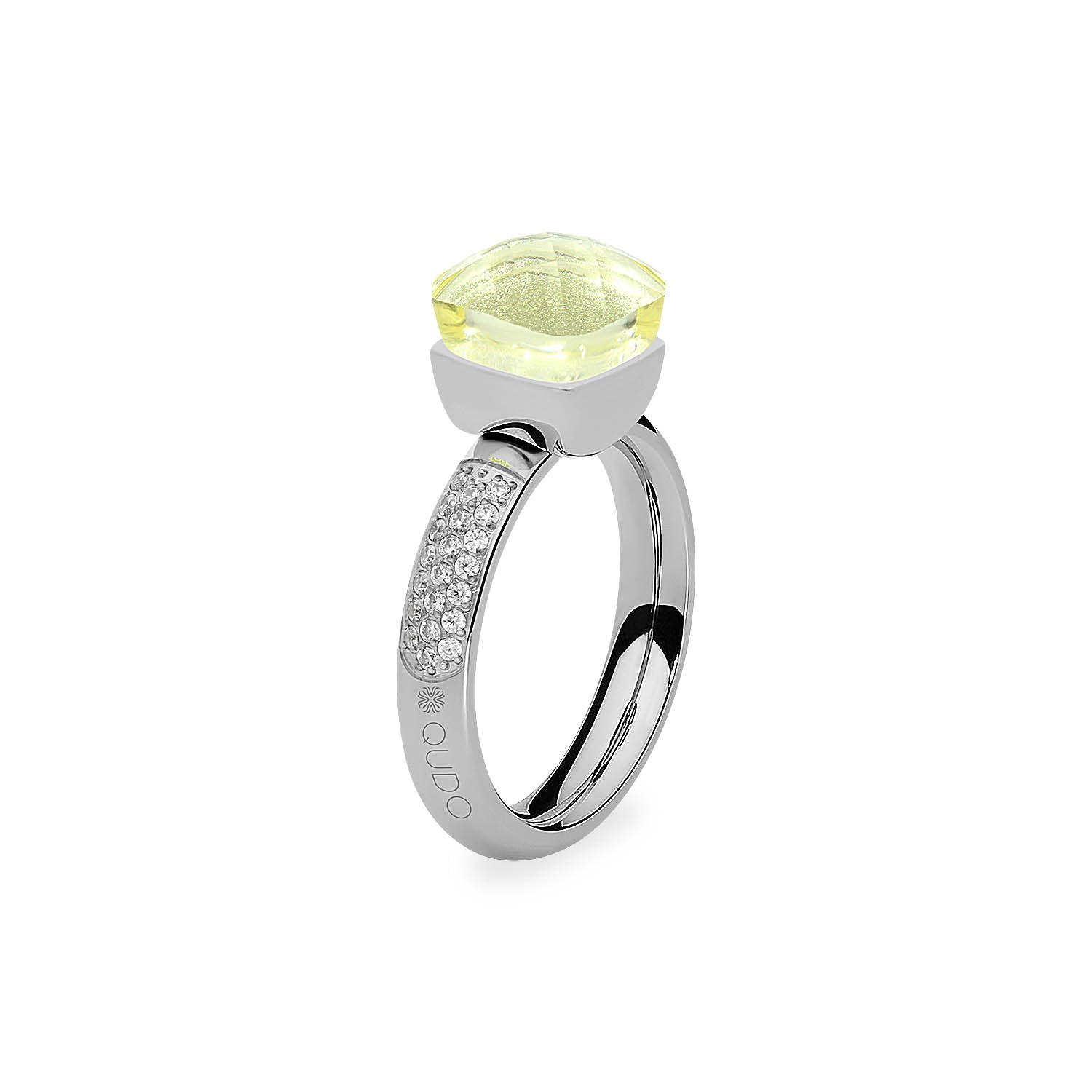 Firenze Deluxe Ring - Shades of Green & Brown - Silver