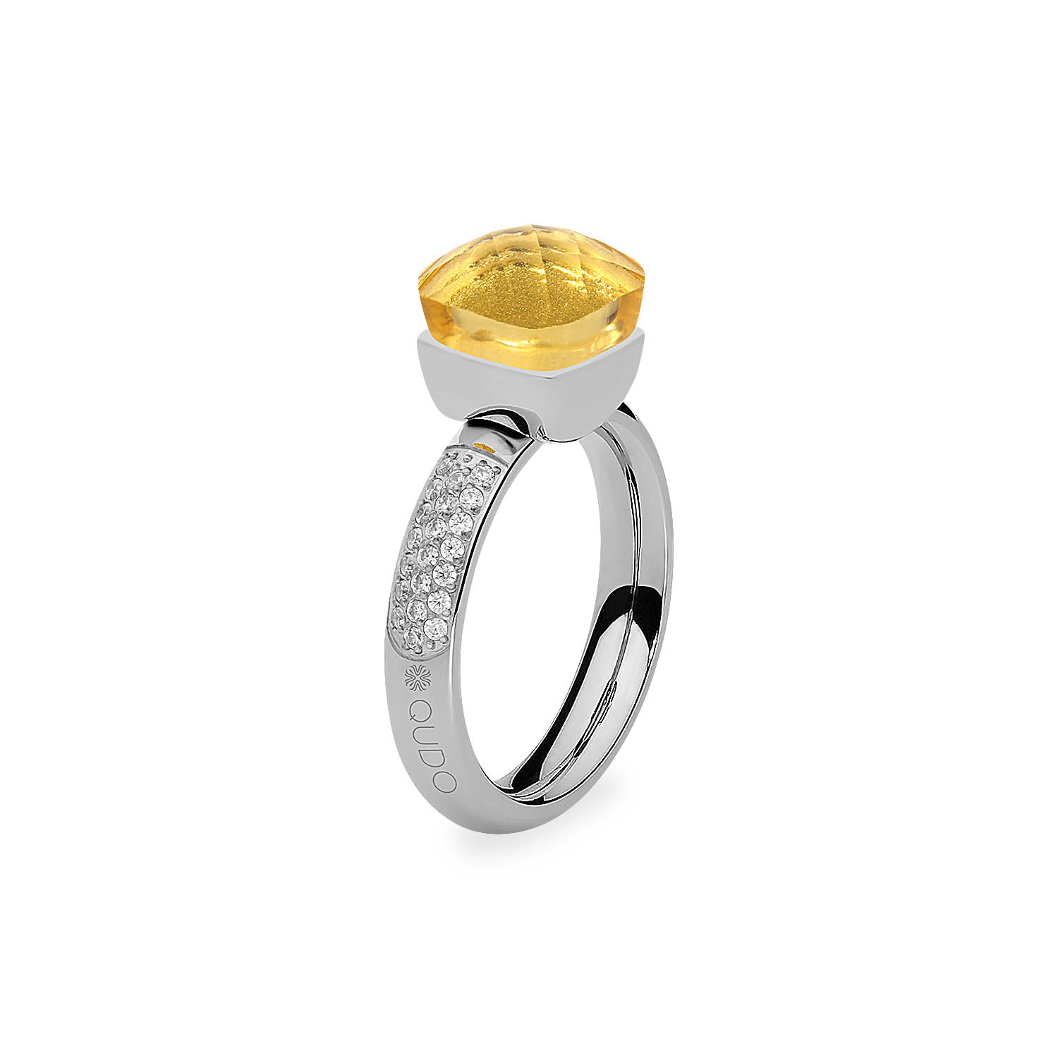 Firenze Deluxe Ring - Shades of Green & Brown - Silver