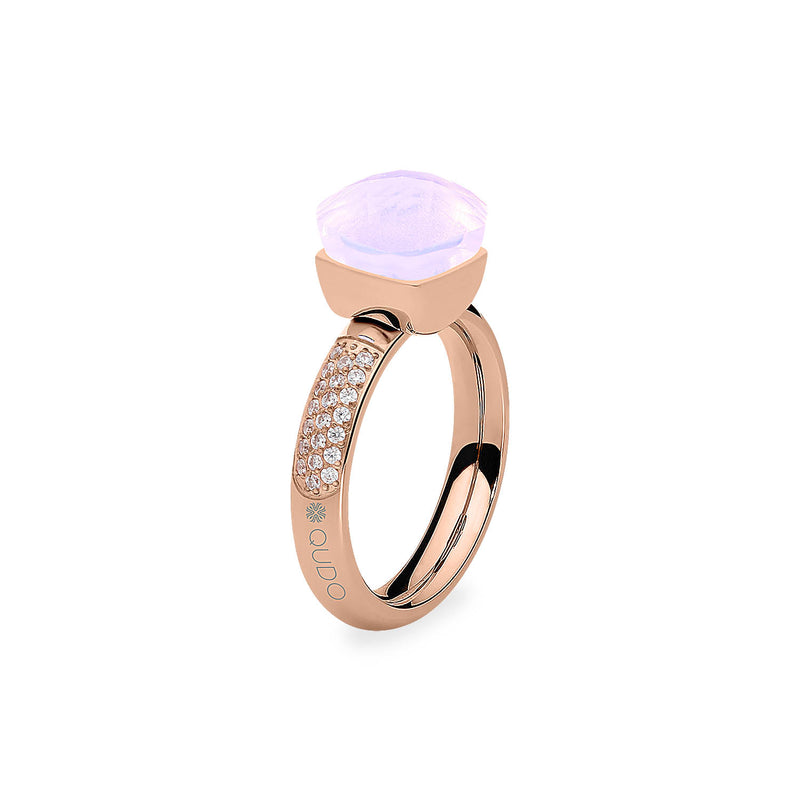 Firenze Deluxe Ring - Shades of Rose & Grey - Roségold