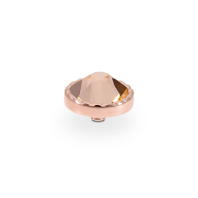 Bocconi flat Top 9 mm - Rose Gold