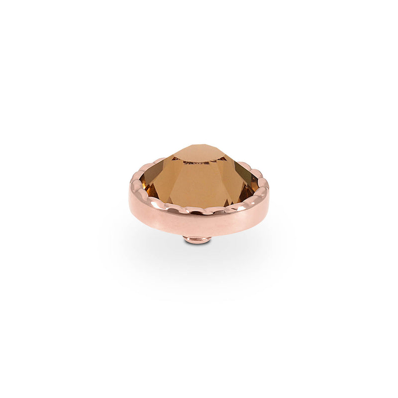 Bocconi flat Top 9 mm - Rose Gold