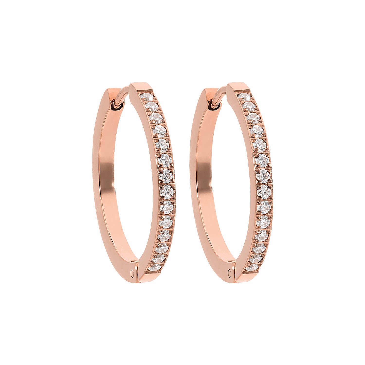 Hoop Earring Eternity Crystal 22 mm