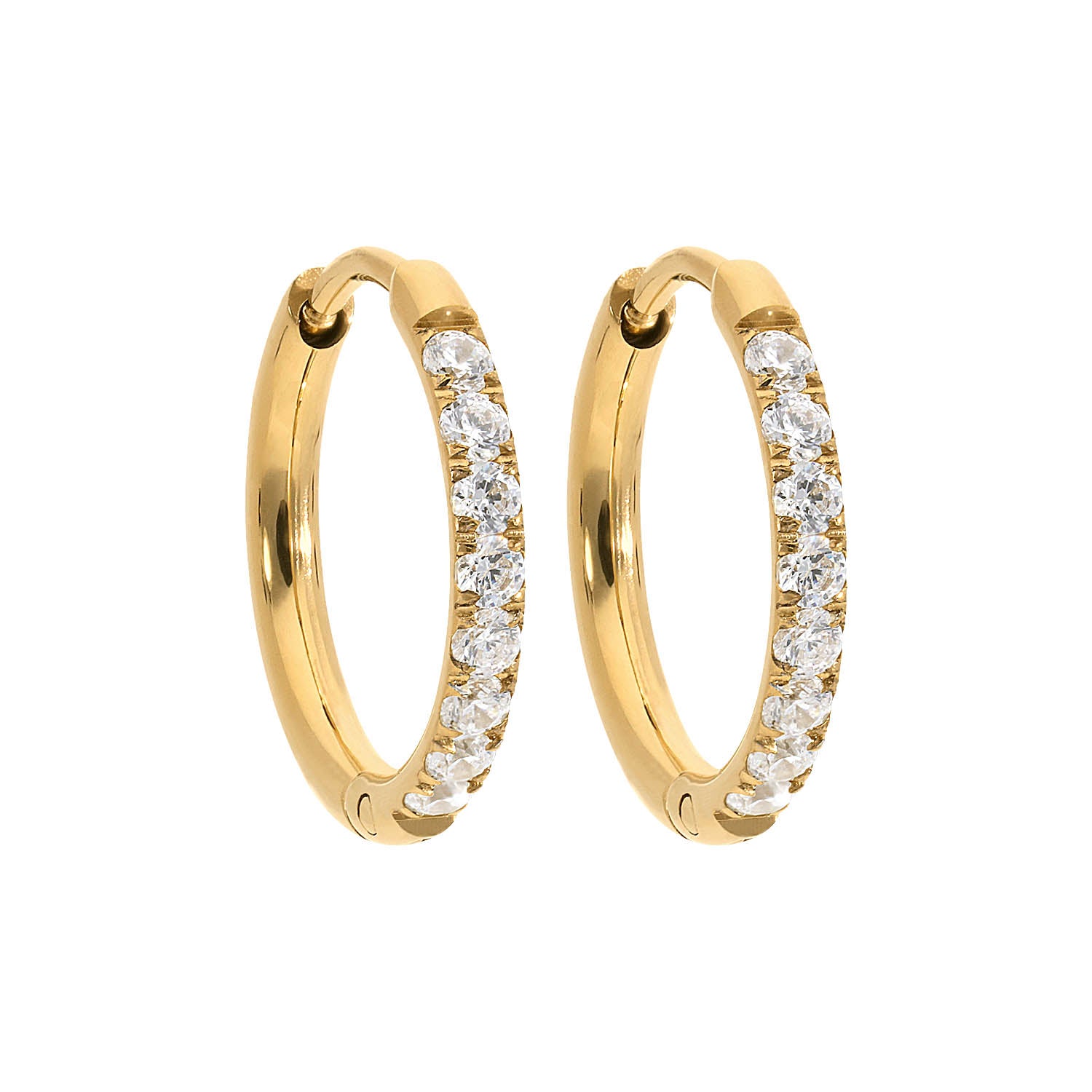 CRYSTAL HOOPS 15 MM CRYSTAL HOOPS 15 MM