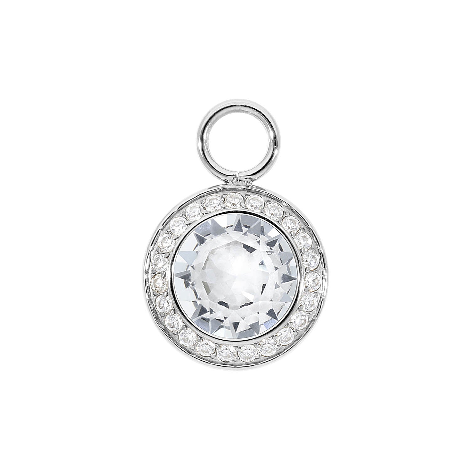 Tondo Deluxe Charm 13 mm - Silber