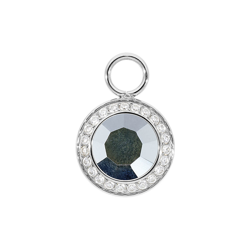 Tondo Deluxe Charm 13 mm - Silber